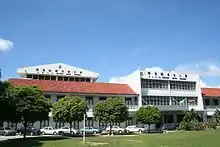 Front View of SMJK Convent Datuk Keramat secondary school from Datuk Keramat Road