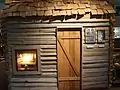 Frontier cabin replica at Star of the Republic Museum