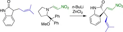 Fuji spirotryprostatin B synthesis