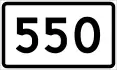 County Road 550 shield