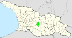 Location of Khashuri Municipality in Georgia