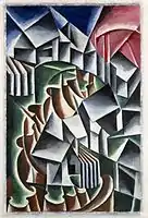 Birsk, 1916, Oil on canvas, 106 × 69.5 cm (41.7 × 27.4 in), Solomon R. Guggenheim Museum, New York Gift, George Costakis, 1981 Guggenheim Museum