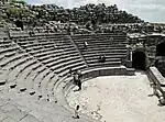 West Roman theatre at Gadara