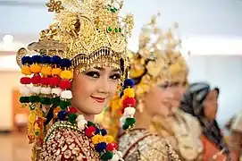 Gending Sriwijaya, traditional dance from Palembang, Indonesia