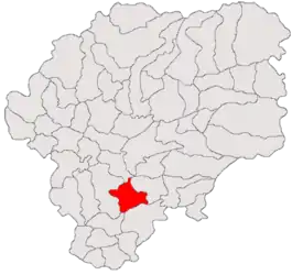 Location in Bistrița-Năsăud County