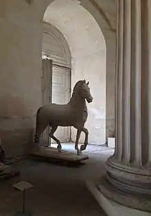 The Sculptures and Molding Gallery, at the foot of the rotunda.