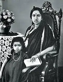 Gangubai with her daughter Krishna