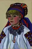 Princess Gannusya, (1962). Oil on canvas, 67 × 46 cm.