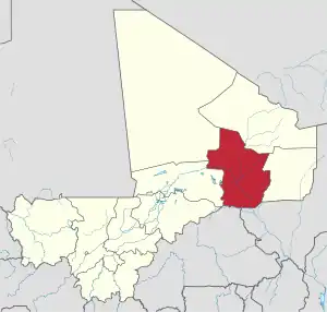 Location within Mali