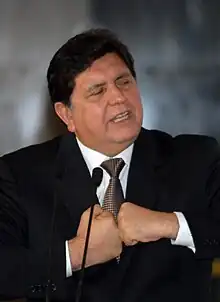 Alan García Pérez (d. 2019) President of Peru Under investigation