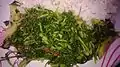 Garden cress saag (known as chamsur in Nepali) is a popular dish in Nepalese cuisine.