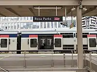 Rosa Parks Railway Station in Paris