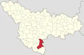 Location in Timiș County