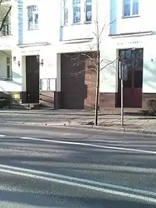 Detail of the entry gates (students rooms and concert hall)