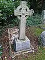 Geikie's gravestone in St Bartholomew's churchyard, Haslemere, Surrey U.K. The inscription reads: "To the dear memory of Archibald Geikie OM KCB Born in Edinburgh 28 Dec 1835 Died at Haslemere 10 Nov 1924. Wisdom is a treasure that never faileth, Which they that use become the friends of God"