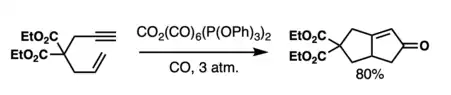 An intramolecular Pauson-Khand reaction