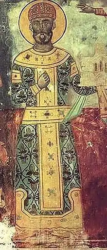 David IV of Georgia, mural