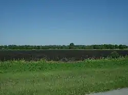 Farmland in far western German Township