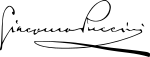 Giacomo Puccini's signature