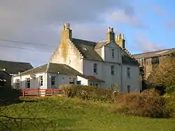 Giffordland Farmhouse with 'Crow steps' on the gable ends