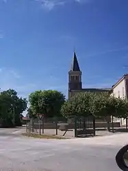 The church in Gigny-sur-Saône