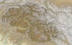 Map showing the location of Godwin-Austen