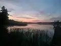 Gilius lake at a summer evening