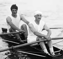 Plé and Giran won gold in the double scull