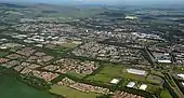 Aerial view of Glenrothes taken from southeast