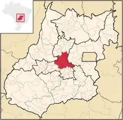 Location in Goias state