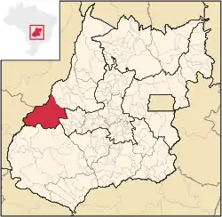 Location in Goias state