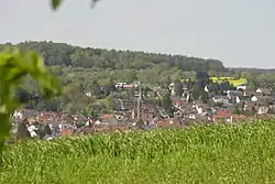 Goldbach with the Church of Saint Nicholas