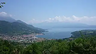 View of Salò and its bay