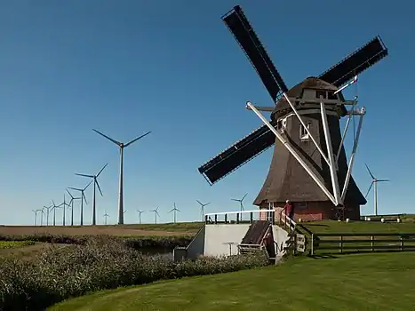 Goliath Poldermolen, Eemshaven, Netherlands.