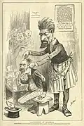 'Government by Selection' featuring a caricature of the Victorian Premier James Patterson, published in The Bulletin, 11 February 1893.