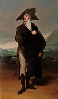 Carlos Gutiérrez de los Ríos, Duke of Fernán Núñez, by Goya. He followed the family tradition of diplomatic service, attending the Congress of Vienna (1814), the swan song of the Europe of the Old Regime where Spain no longer had any relevant role. He was the last of his lineage to exercise jurisdictional dominion over the Cordovan town of his title. Unlike the French Revolution (in which the peasants dispossessed their lords), in Spain this did not mean the loss of property or the ruin of his house, which remains part of the aristocracy to this day.