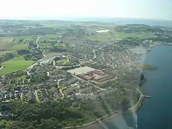 View of the village looking north