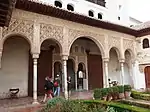 The northern portico of the Patio de la Acequia, leading to the Salón Regio