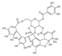 Chemical structure of granatin B