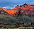 O'Neill Butte centered with Yaki Point upper right. From northwest.