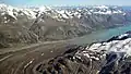 Mt. Barnard upper left corner, with Tarr Inlet