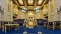 Grand Temple dais, including the pipe organ