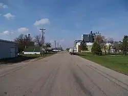 Street in Grandin, October 2007