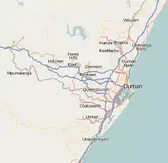 VIR is located in Durban