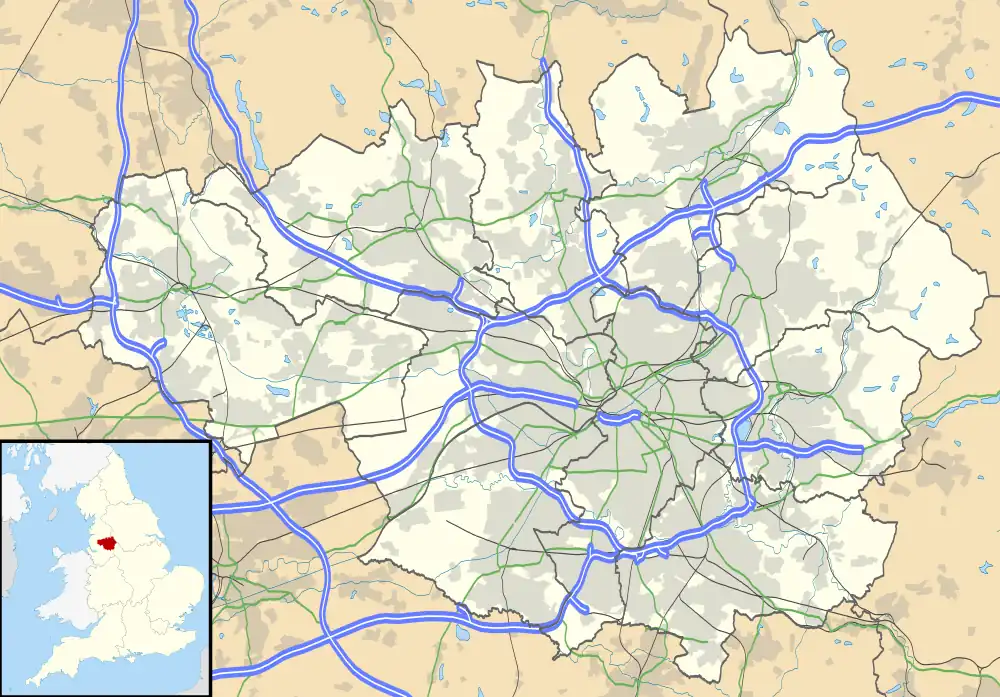 Redvales is located in Greater Manchester