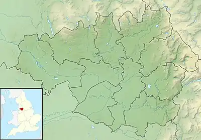 Hartshead Pike is located in Greater Manchester