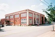 Former depot in Greensburg, now City Hall