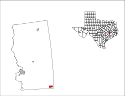 Location in Grimes County