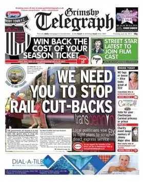 Grimsby Telegraph Front Page