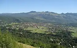 View over Dražice in Jelenje